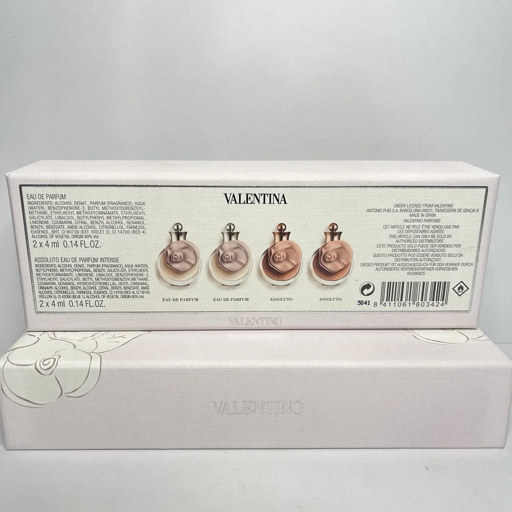Valentina Valentino EDP 4 PC Set for Women 0.14 OZ EACH Valentina Assoluto